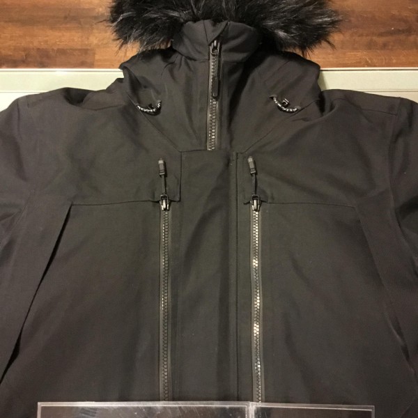 2017 The North Face Mountain 800 Cryos Expedition Murdo GTX Hooded Bomber Jacket Black 