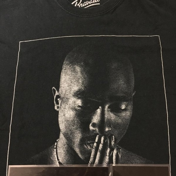 2012 Bravado Rest In Peace Tupac Shakur Tee Black 