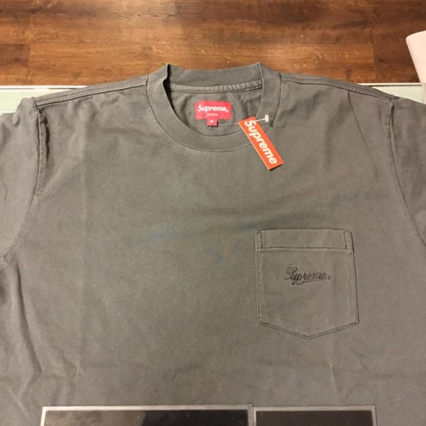 2018 Sup Overdyed Pocket Tee Black