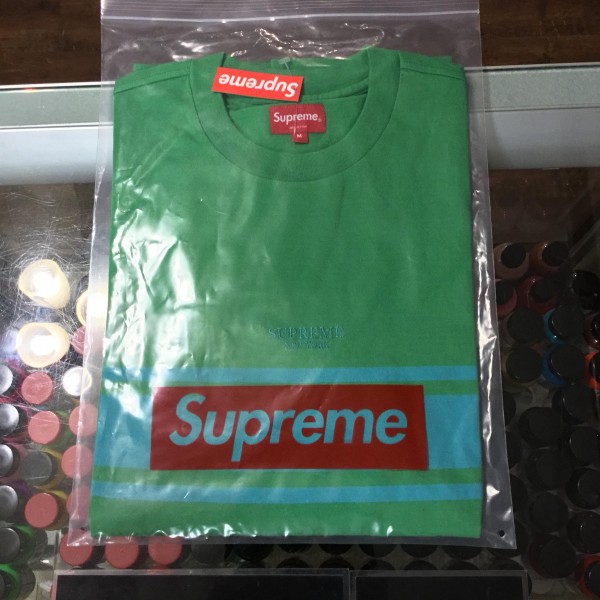 2018 Sup Stripe Tee Kelly Green