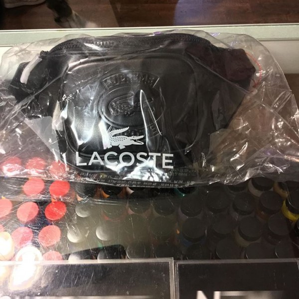 2018 Sup Lacoste Waist Bag Black