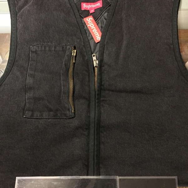 2016 Sup Denim Vest Black