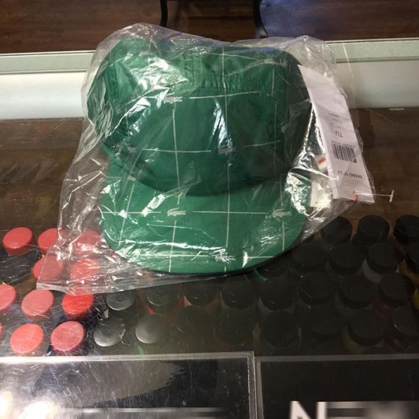 2018 Sup Lacoste Reflective Cap Green