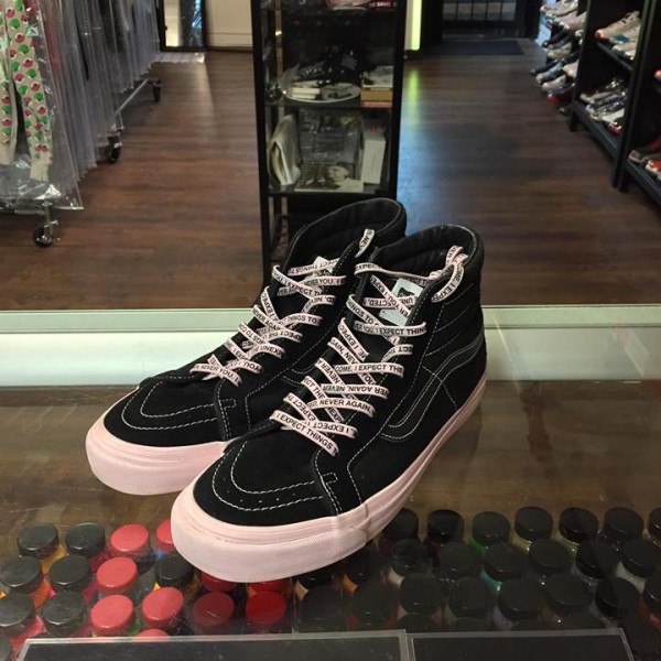 2017 Anti Social Social Club Vans SK8 HI Get Weird Black 