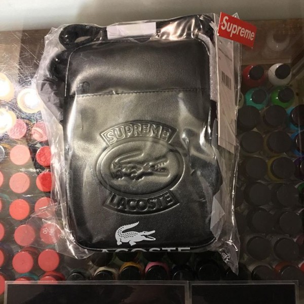 2018 Sup Lacoste Shoulder Bag Black
