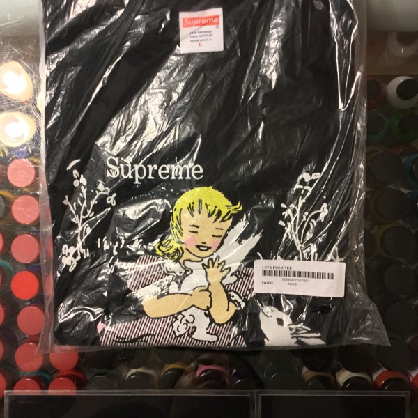 2016 Sup Lets Fuck Tee Black Packaged