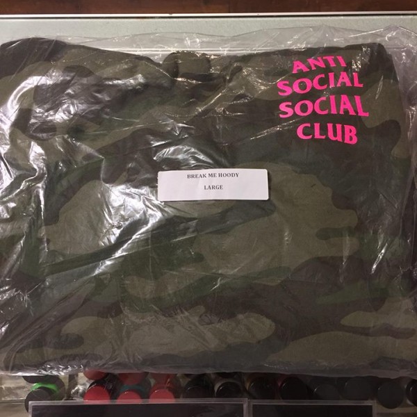 2018 Anti Social Social Club ASSC Break Me Hoody Green Camo 