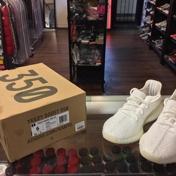 2017 Adidas Yeezy Boost 350 V2 Cream Triple White Youth