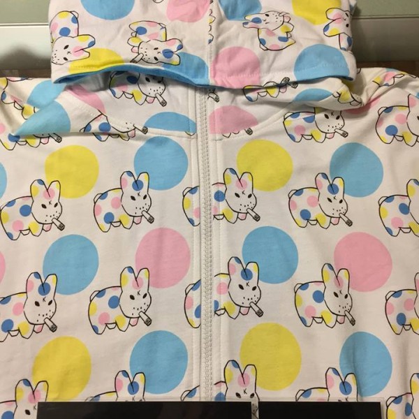 2012 Kid Robot Frank Kozik Polka Labbit Hoodie 158 Of 256