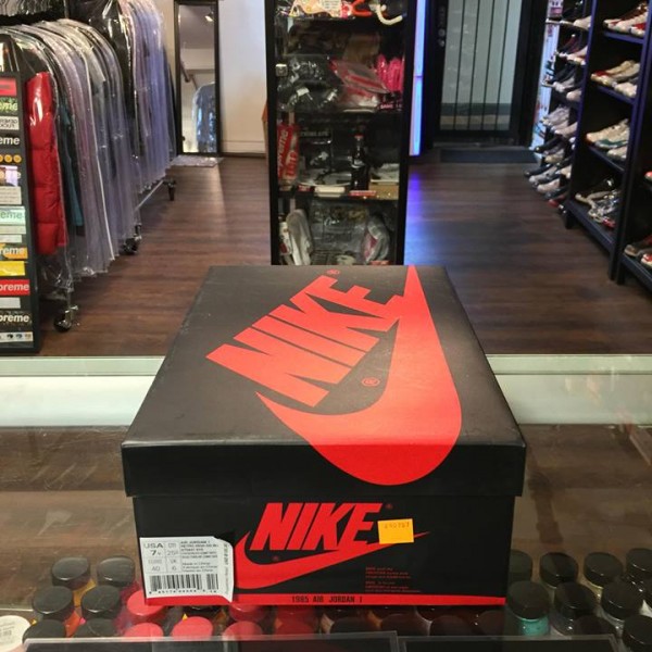 2018 Nike Air Jordan I Bred Toe Youth Box Only 