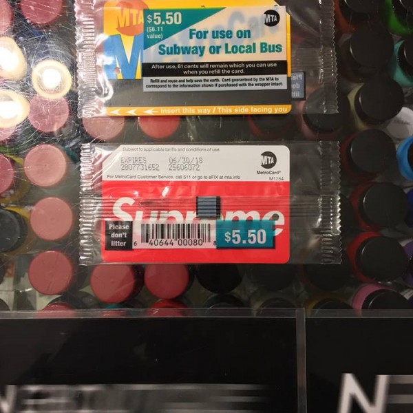 2017 Sup Metrocard With 2 Fare Ride Packaged