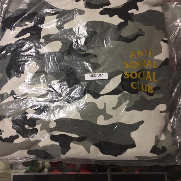 2018 Anti Social Social Club ASSC Siberia Camo Hoodie 
