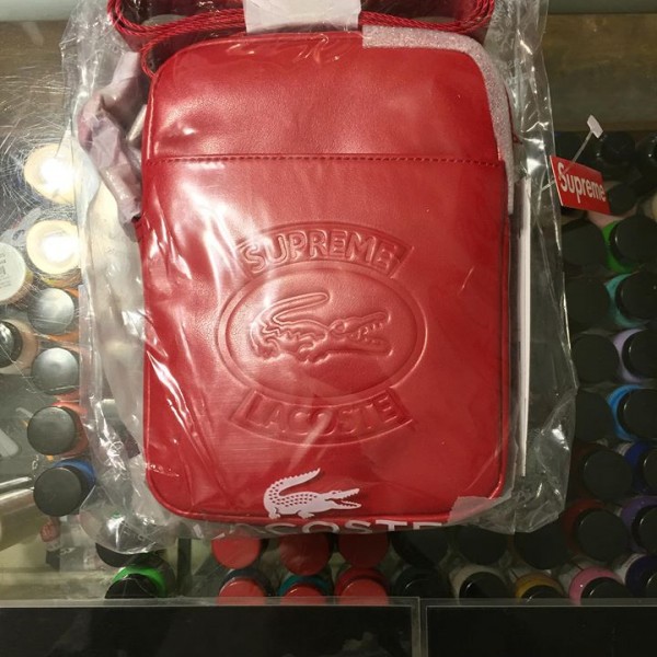 2018 Sup Lacoste Shoulder Bag Red