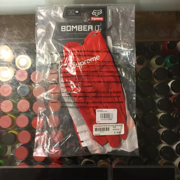 2018 Sup Fox Racing Bomber LT Gloves Red