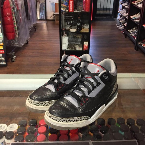 2011 Nike Air Jordan III Black Cement 