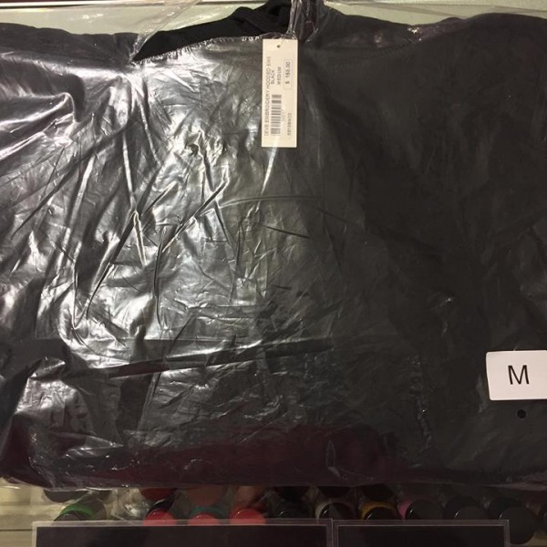 2018 Sup Sleeve Embroidery Hooded Sweatshirt Black