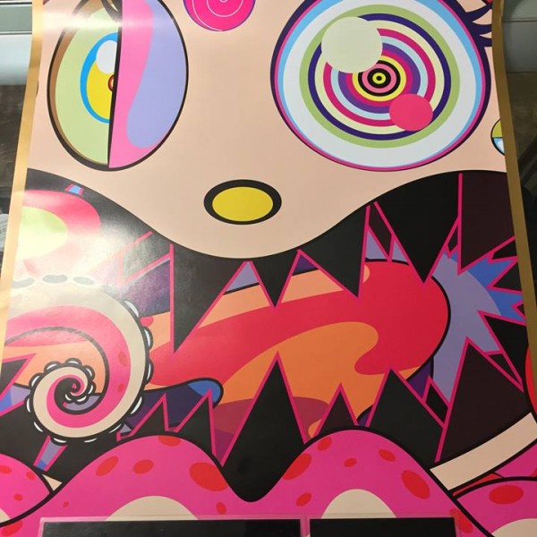2017 Takashi Murakami Complex Con Squid Poster 