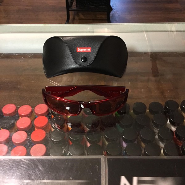 2018 Sup Astro Sunglasses Clear Red