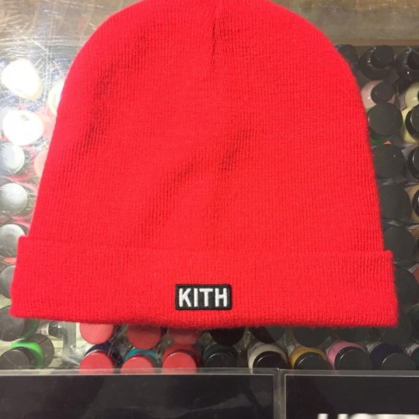 2017 Kith NYC Beanie Red 
