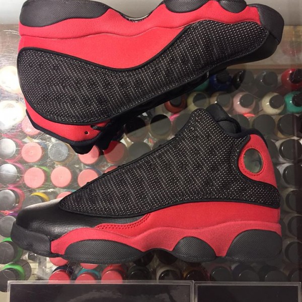 2012 Nike Air Jordan XIII Bred Youth Tried On 