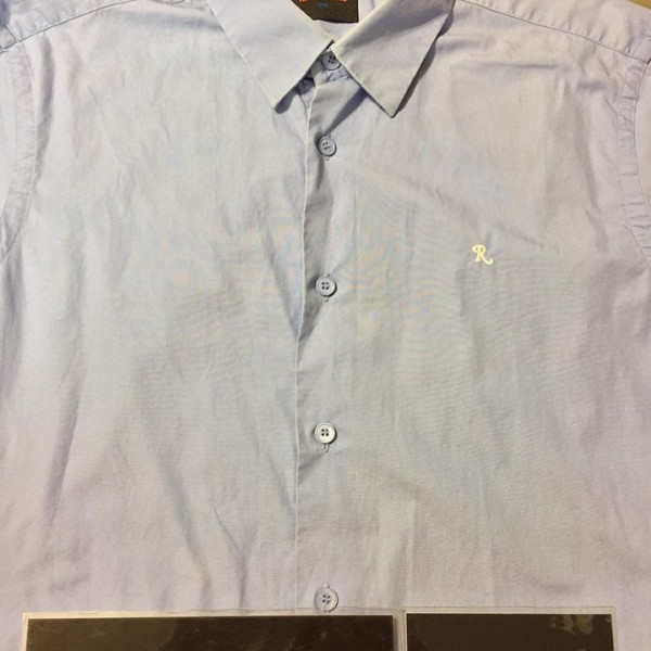 2015 Raf Simons Casual Shirt Blue 