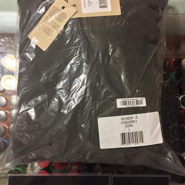 2018 Yeezy Season 6 Hoodie Core Grey 