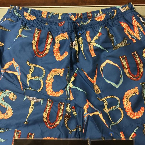 2018 Sup Alphabet Water Short Navy