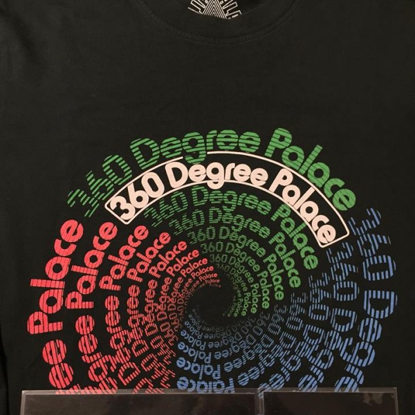 2018 Palace 360 Degree Long Sleeve Tee Black 