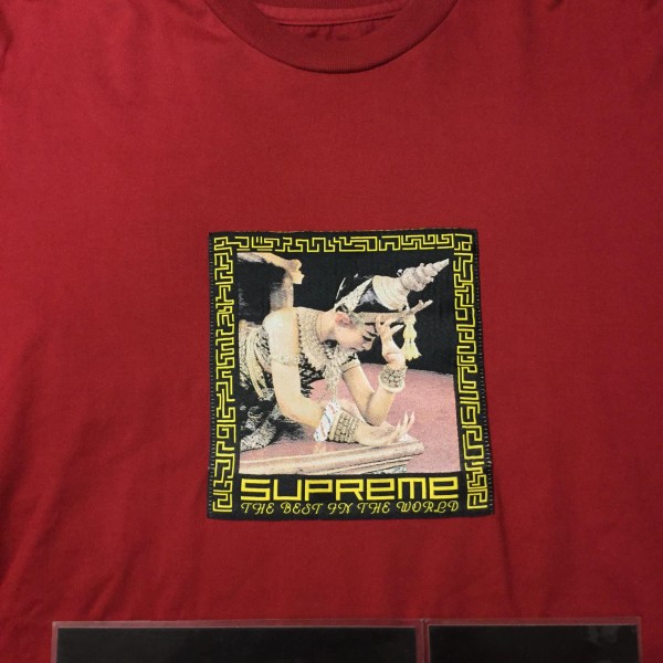 2017 Sup Best In The World Long Sleeve Tee Light Cardinal