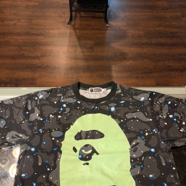 2015 Bape Galaxy Christmas Tee Glow in the Dark