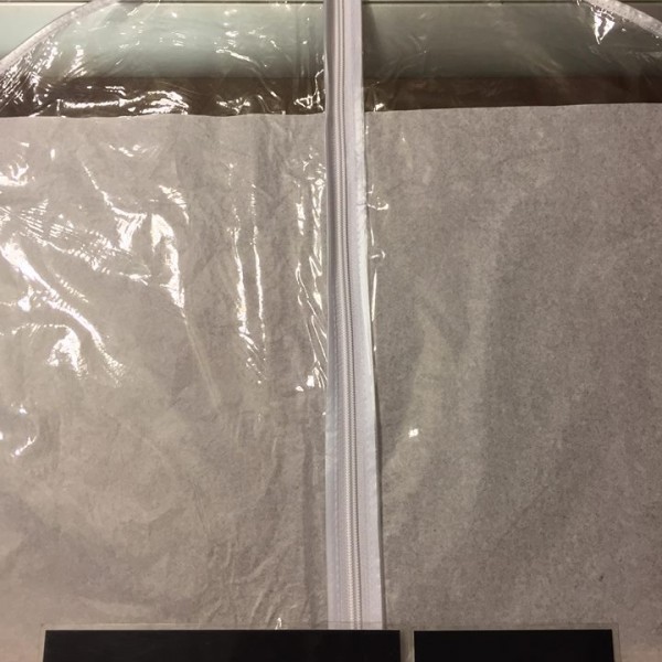 2018 Garment Bags Clear Set Of 1 Measurement 23 1/8" Length, 39" Width