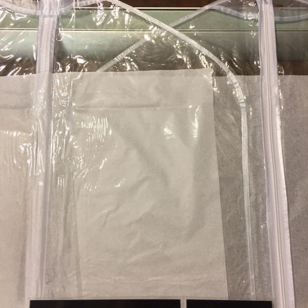 2018 Garment Bags Clear Set Of 2 Measurement 23 1/8" Length, 39" Width