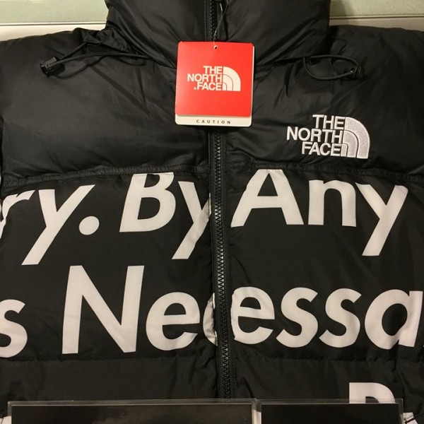 2015 Sup The North Face By Any Means Necessary BAMN Nuptse Black Japan