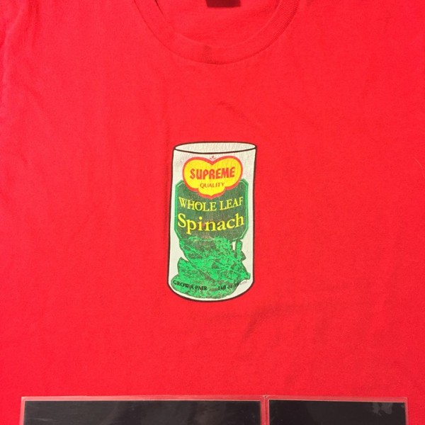 2015 Sup Quality Whole Leaf Spinach Tee Red