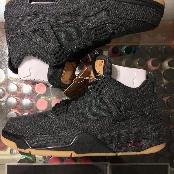 2018 Nike Air Jordan IV Levi's NRG Black