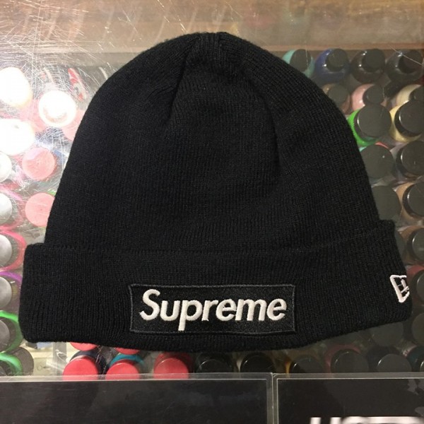 2016 Sup New Era Box Logo Beanie Black