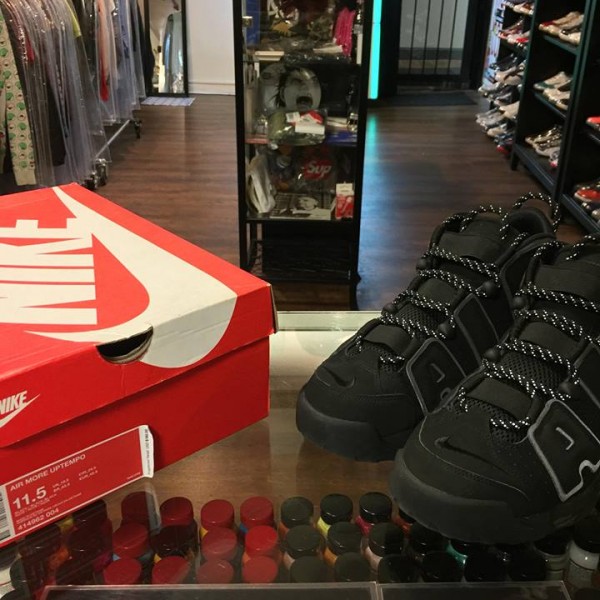 2017 Nike Air More Uptempo Reflective Black