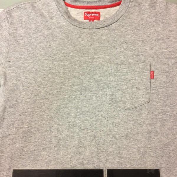 2017 Sup Pocket Long Sleeve Tee Heather Grey