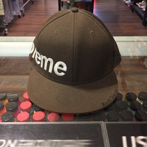 2005 Sup New Era World Famous Brown Cap Size 7 3/4