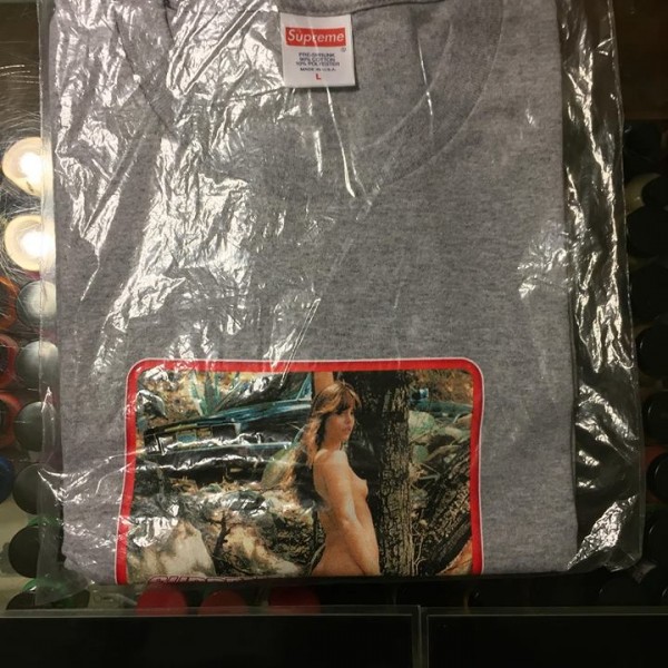 2017 Sup Larry Clark Tee Heather Grey Packaged