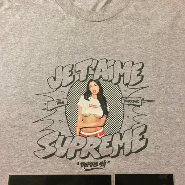 2007 Sup Tera Patrick Je T'aime Tee Heather Grey
