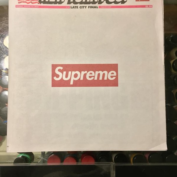 2018 Sup New York Post Newspaper