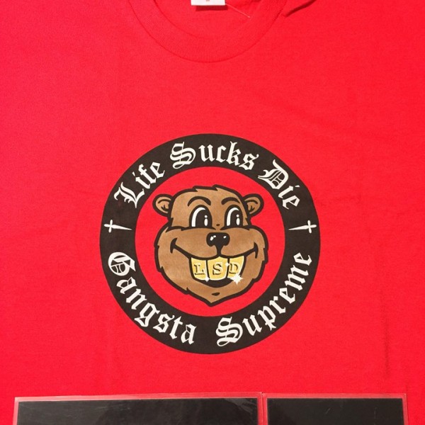 2018 Sup Life Sucks Die Tee Red