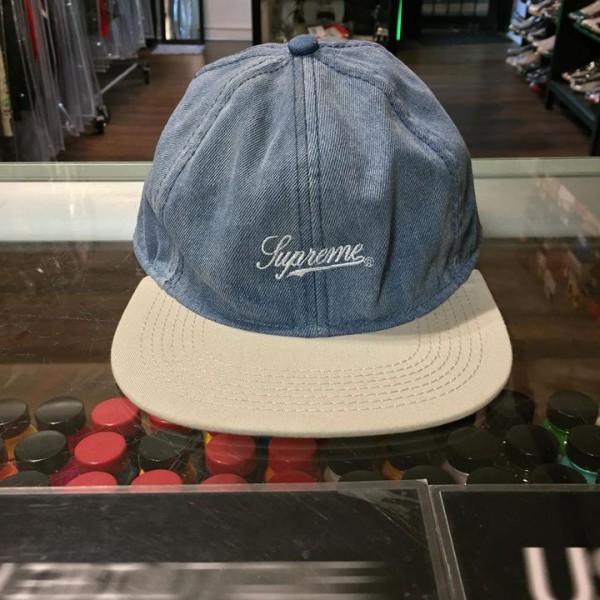 2013 Washed Denim Fitted 6 Panel Cap