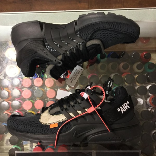 2018 Off White X Nike Air Presto Black Men