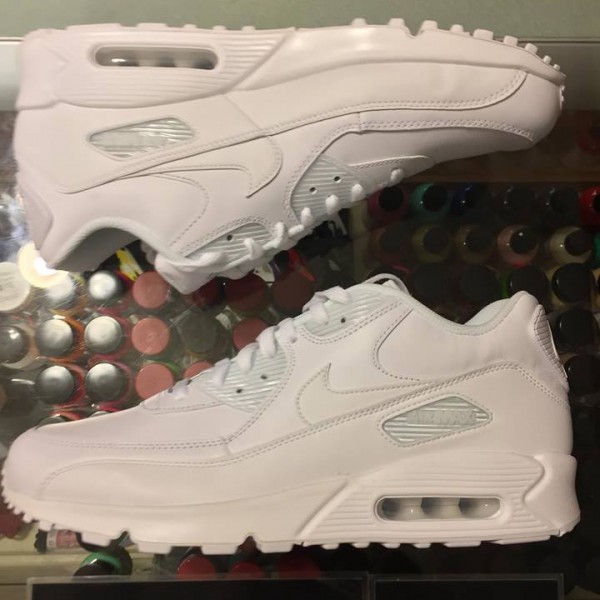 2017 Nike Air Max 90 Leather White 