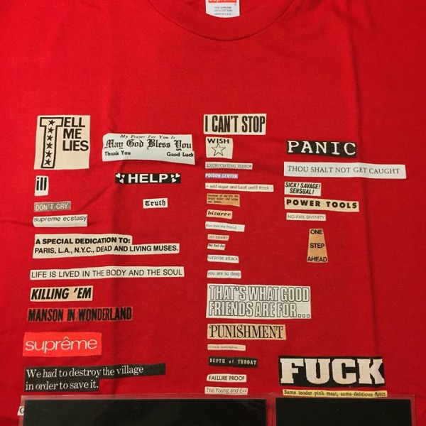 2018 Sup Cutouts Tee Red