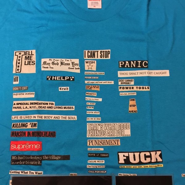 2018 Sup Cutouts Tee Bright Blue