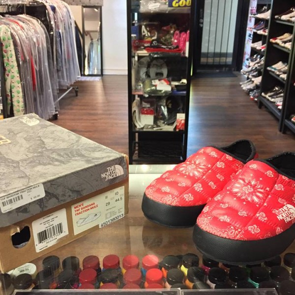 2014 Supr The North Face Bandana Traction Mule Red