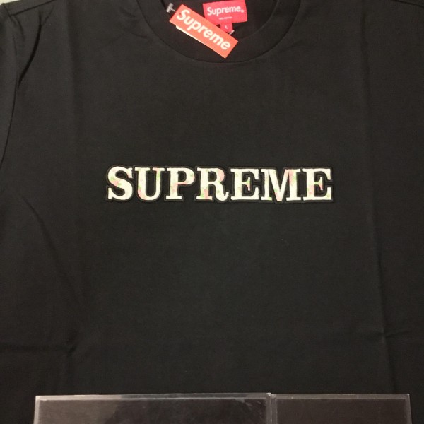 2018 Sup Floral Logo Tee Black